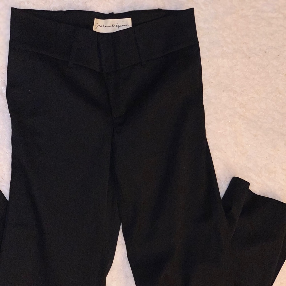 New $220 Graham & Spencer black dress pants Sz S